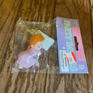 Cake Topper - Baby Sleeping on Pillow